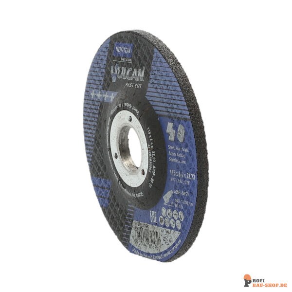 nortonschleifmittel/NORTON_schleifmittel_66252830803 Norton Vulcan Metal Inox Grinding Wheel 115x6.4x22.23 GRIT 30_133357